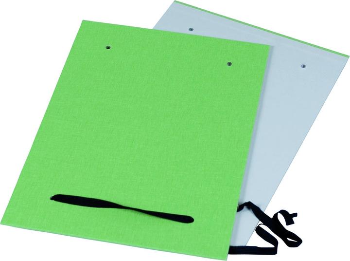 Image du produit Donau Porte-documents, carton, a4, 400g/m2, 3 rabats, orange