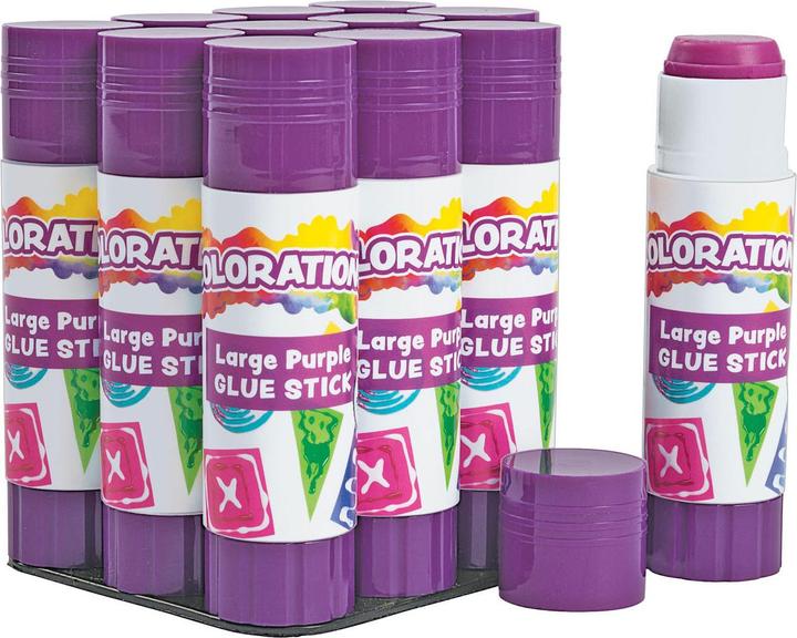 Actual product image Colorations Colourations - Glue Stick 25 Gram, Set of 12