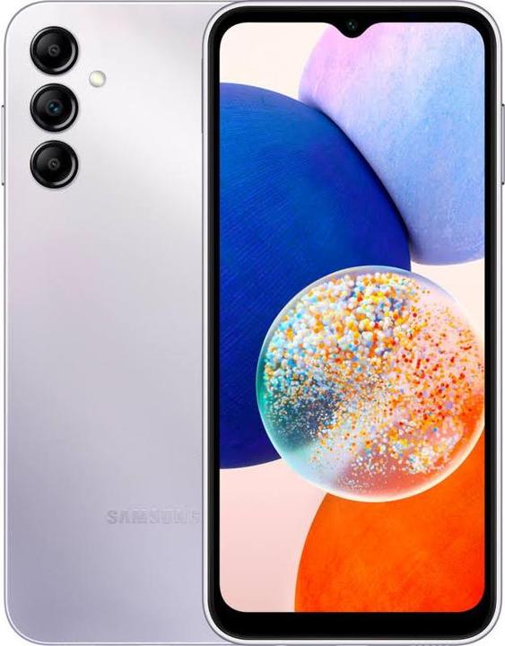 Productafbeelding Samsung Galaxy A14 LTE (128 GB, Zilver, 6.60", Dubbele SIM, 4G)