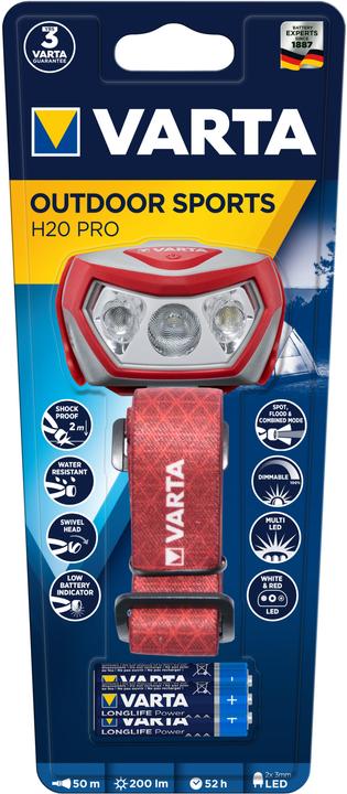 Immagine prodotto Varta Sport all'aperto H20 Pro (200 lm)