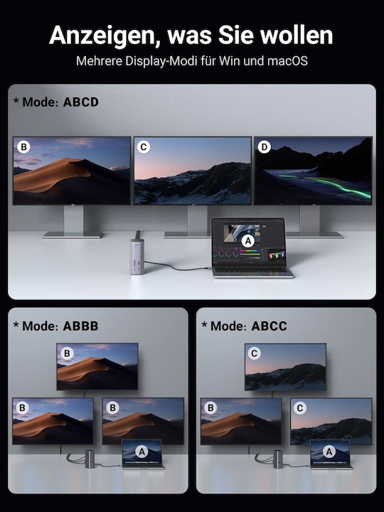 Produktbild Ugreen Multi (USB-C, 12 Ports)