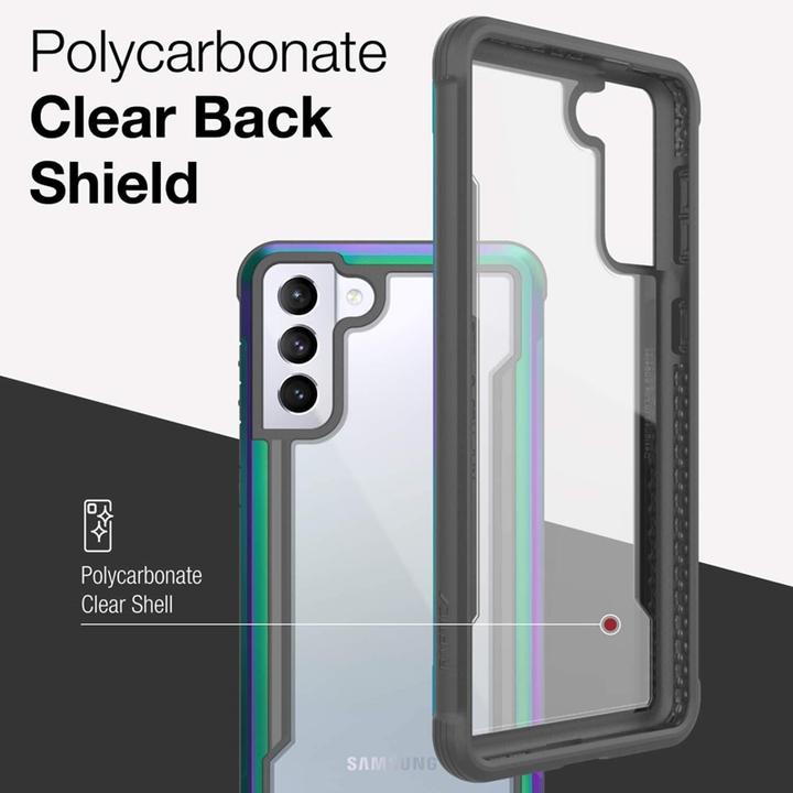 Image du produit Puro DĖKLAS X-Doria Raptic Shield aluminiowe Samsung Galaxy S21+ (Protection antimicrobienne) (Samsung Galaxy S21+)