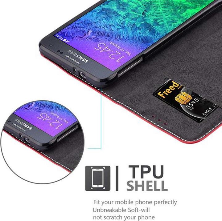 Produktbild Cadorabo Book X-Wallet Cover (Samsung Galaxy Alpha)