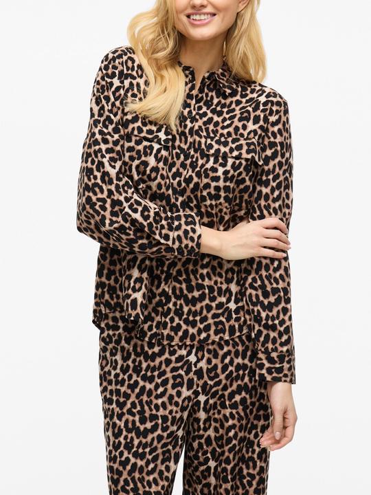 Produktbild Vila VILIOPANA Leoprint Hemd (40)