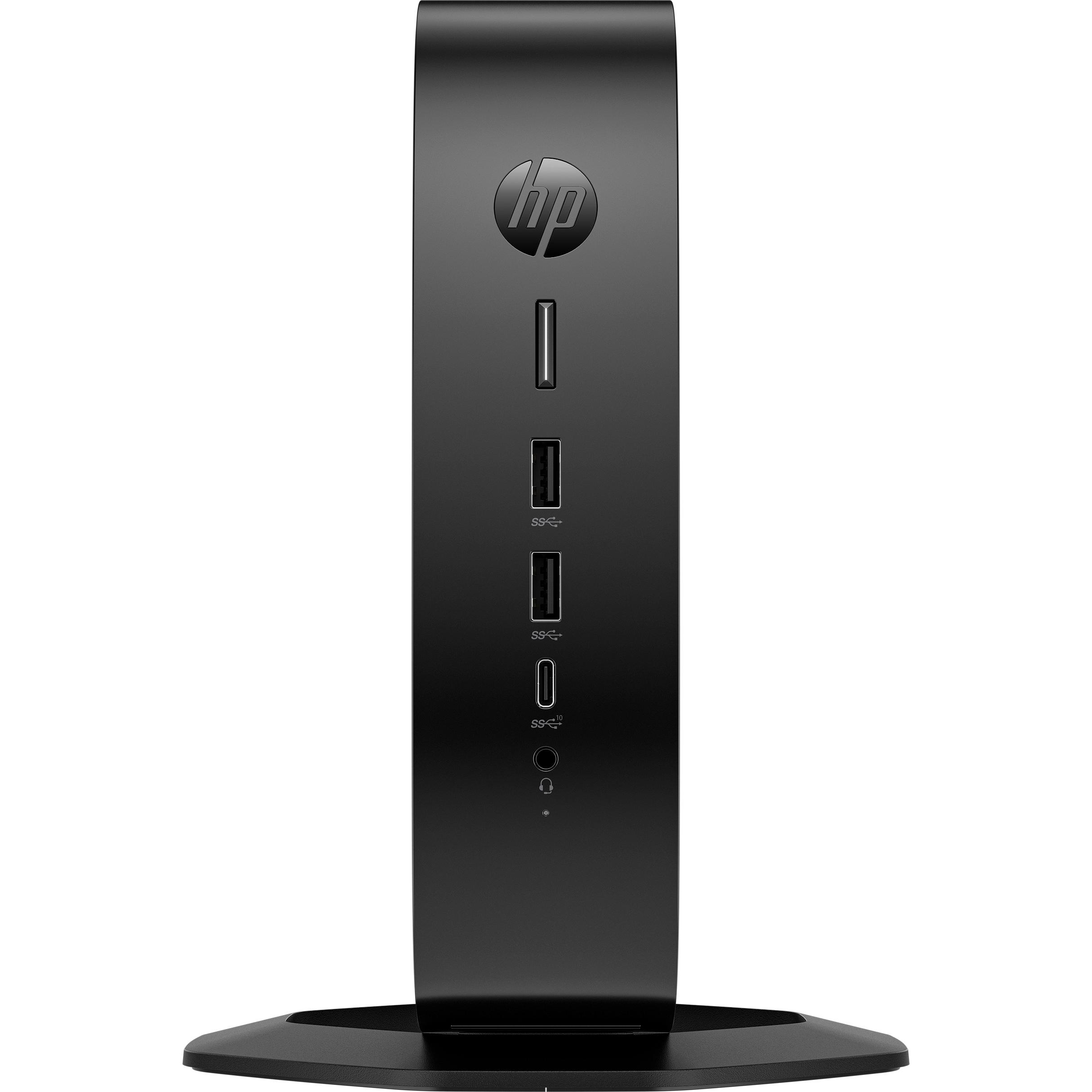 HP Elite t755 Thin Client (8 GB, 256 GB, AMD Radeon Graphics), PC, Schwarz