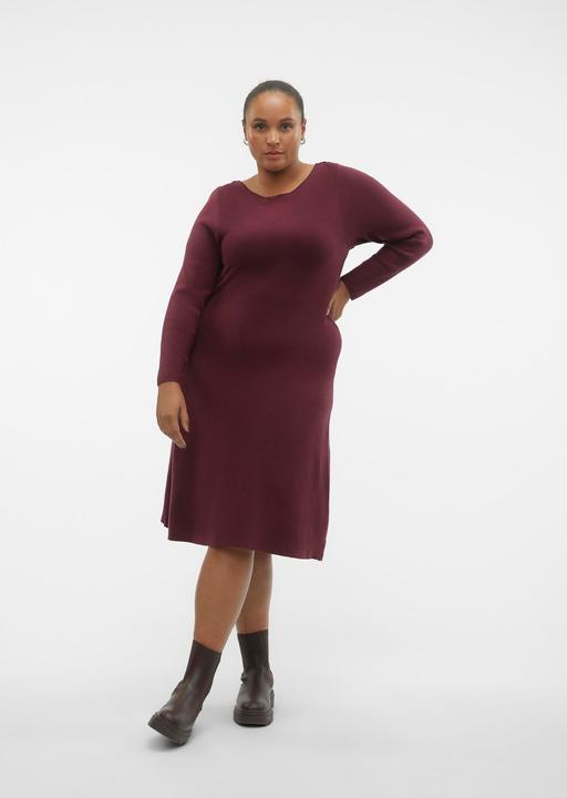 Produktbild Vero Moda VMCNANCY LS BOATNECK DRESS GA EXC CUR Strickkleid (50)