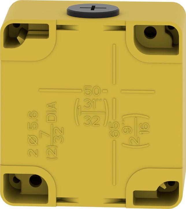 Produktbild Schneider Electric XAPK11 Leergehäuse XAP Metall gelb für Not-Aus/Ha - CSA (Gehäuse)