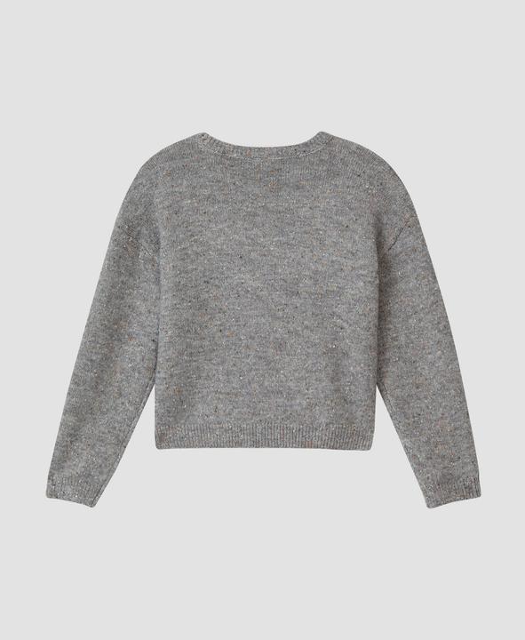 Produktbild s.Oliver Strickpullover Kurzer Strickpullover im Loose Fit mit Zopfmuster (146, 152)