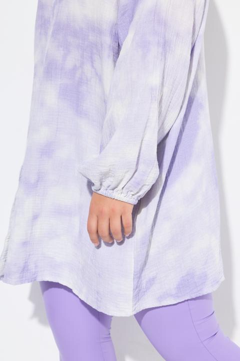 Produktbild Angel of Style Musselin-Hemdbluse, Batikmuster (52)