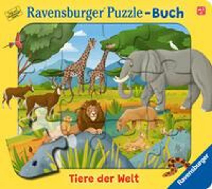 Immagine prodotto Ravensburger Puzzle-Buch: Tiere der Welt (12 pezzi)
