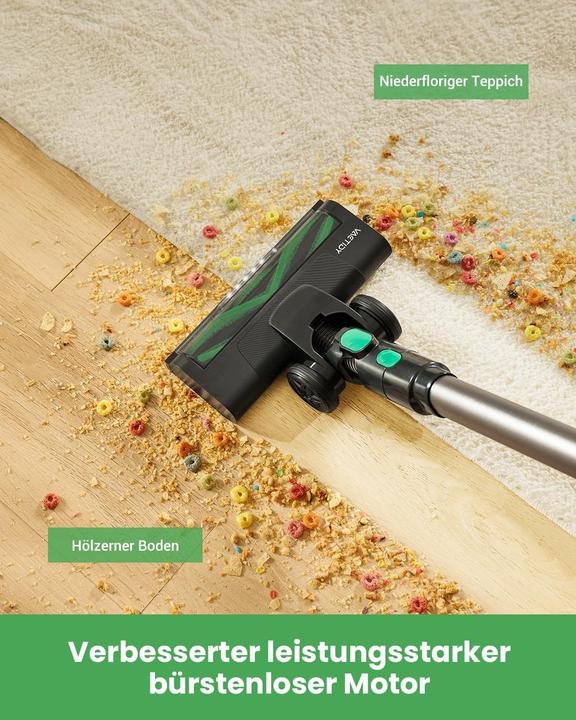 Produktbild Vactidy Draadloze stofzuiger, 30 kPa, 45 min autonomie, 4-in-1, voor dierenhaar, tapijt, bank, auto