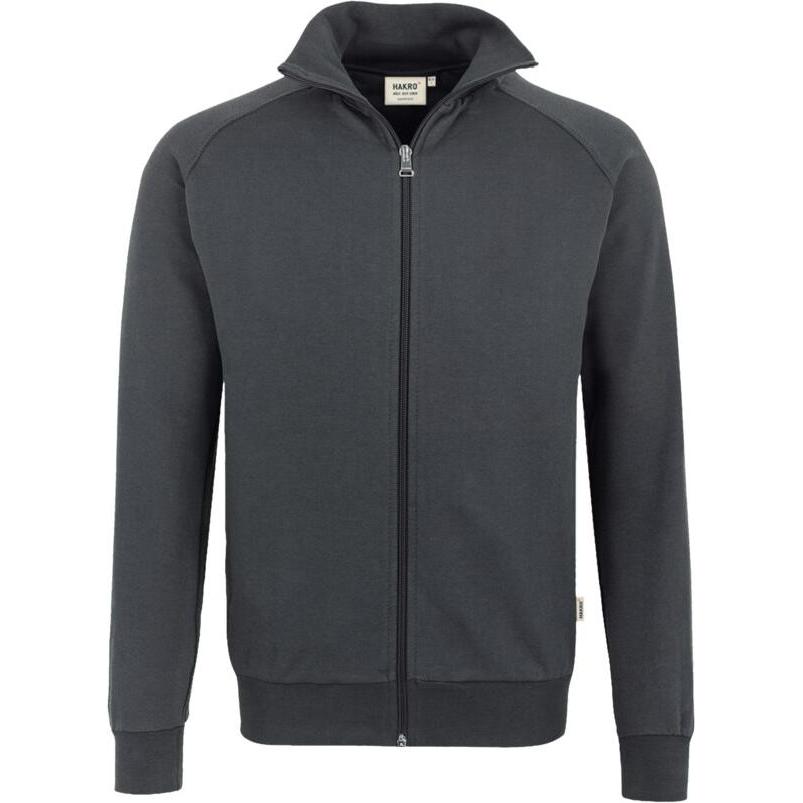 Hakro, Unisex, Pullover, Sweatjacke College, Grau, (XL)