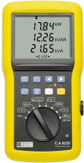 Produktbild Chauvin Arnoux Leistungsanalysator für einphasige und symmetrische Drehstromnetze