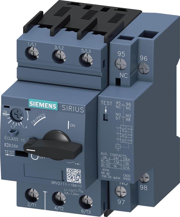 Immagine prodotto Siemens Interruttore 3RV2111-1BA10 1 pz.