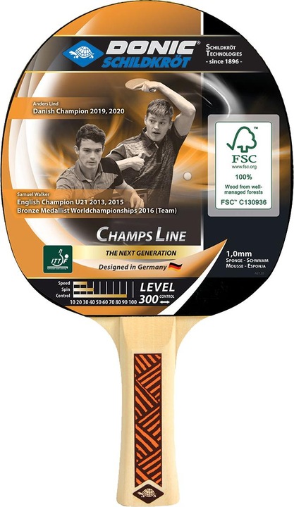Immagine prodotto Donic Schildkröt Racchetta da tennis da tavolo DONIC Champs 300