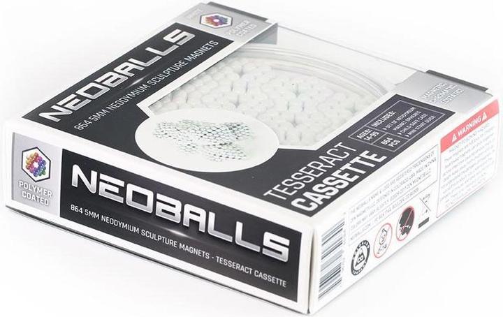 Actual product image Neoballs Sphere Magnets White- Tesseract Cassette