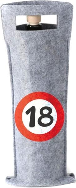 UdoS Filz-Flaschen-Tasche „18“ (Flaschentasche)