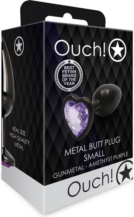 Immagine prodotto Ouch! Butt Plug con gemma a cuore - Piccolo
