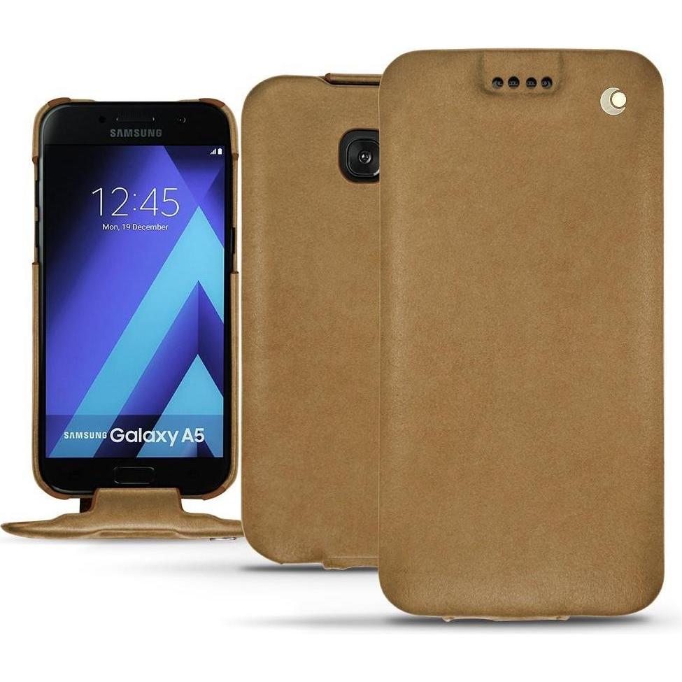 Thumbnail - Noreve Lederschutzhülle vertikal (Samsung Galaxy A5 (2017)), Smartphone Hülle, Braun