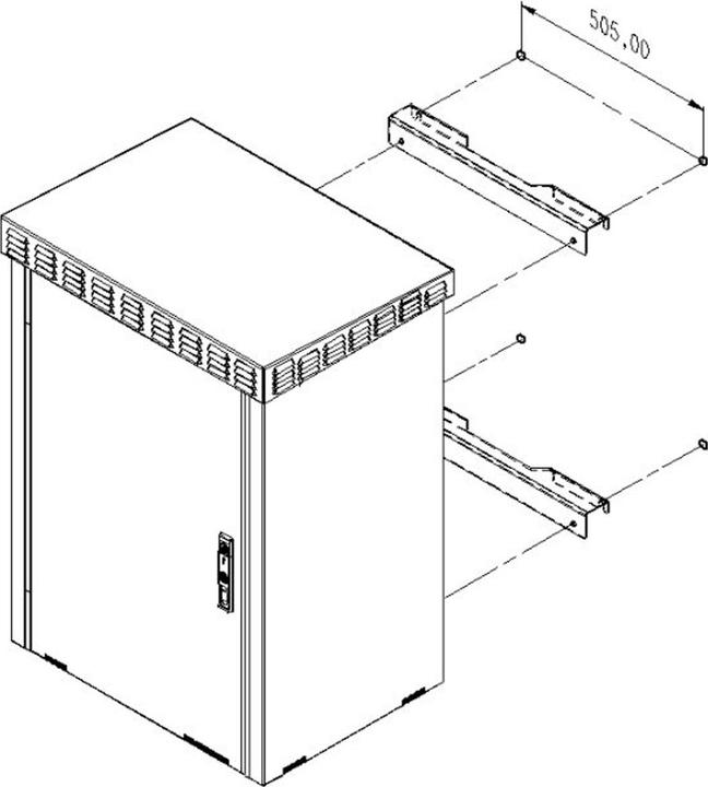Actual product image Schroff Outdoor cabinet