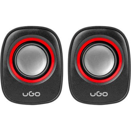 Thumbnail - Genesis NATEC UGO speakers 2.0 Tamu S100 red, PC Lautsprecher, Rot