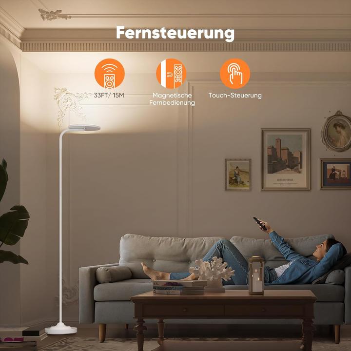 Image du produit LS LED Stehleuchte Circle Weiss