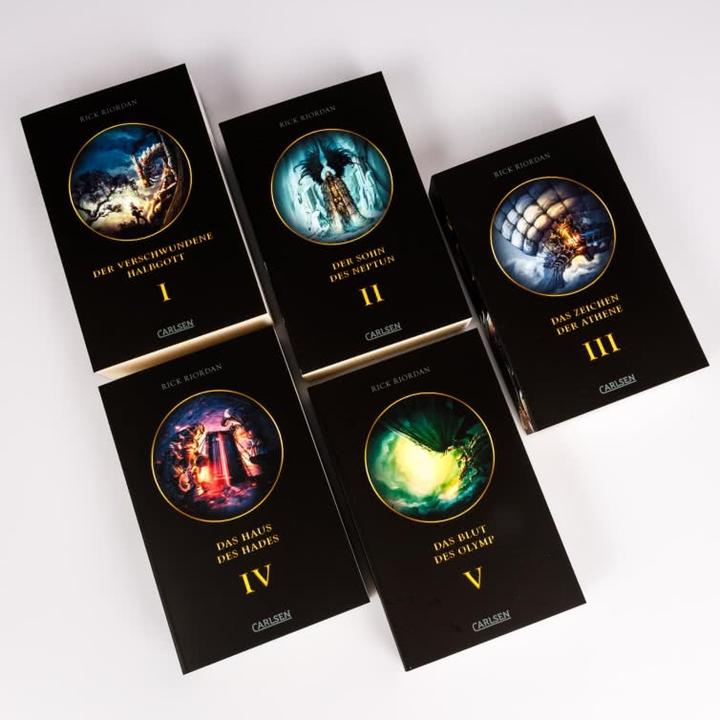 Actual product image Helden des Olymps: Taschenbuchschuber Bände 1-5 (Rick Riordan., German)