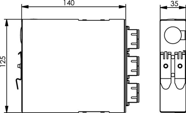 Actual product image Telegärtner TS distributor 6xSCD MM H82050A0002