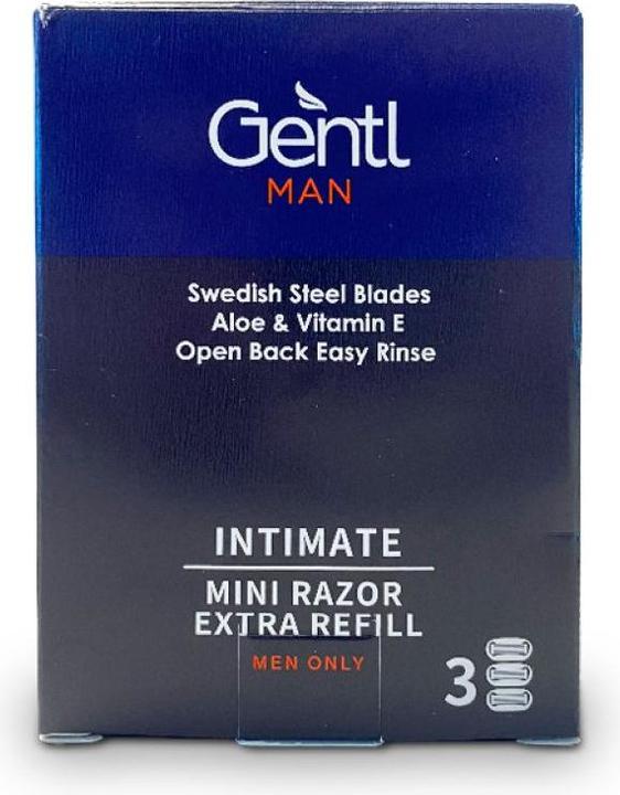 Actual product image Gentl - Man Mini Razor Extra Refill - 3pcs (3 x)