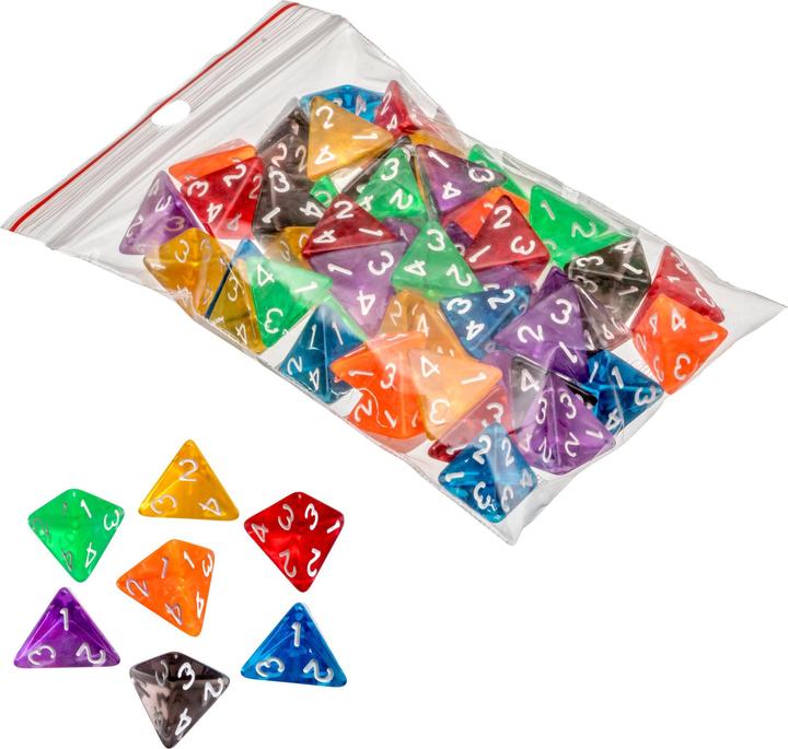 Philos Cubes, 4 faces, transparent, 50-sacs