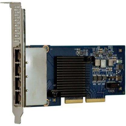 Lenovo Intel I350-T4 ML2 Quad Port (Mini PCI Express), Netzwerkkarte, Schwarz, Blau