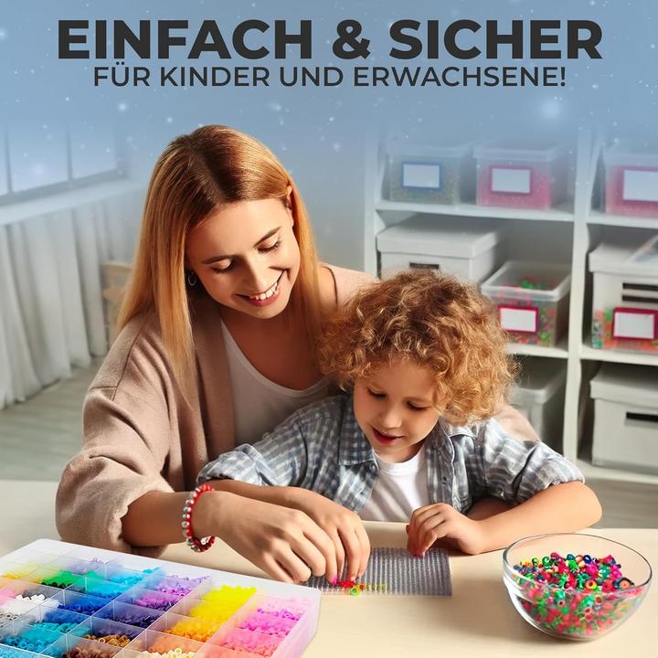 Produktbild Deupo24 Bügelperlen-Set mit 50 Vorlagen