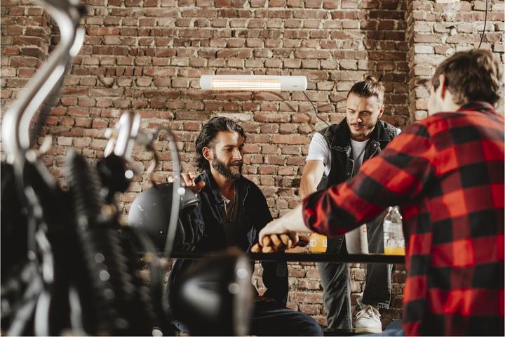 Immagine prodotto Magni Riscaldatore radiante a parete Enders Oxeo White, riscaldatore elettrico, riscaldatore a fungo, (2000 W)