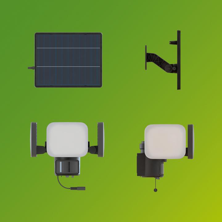 Actual product image Philips Outdoor Ultra-Efficient Solar Zyren (4000 lm, IP65)