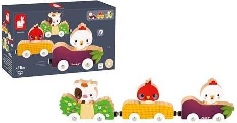 Actual product image Janod Magnetic farm animals