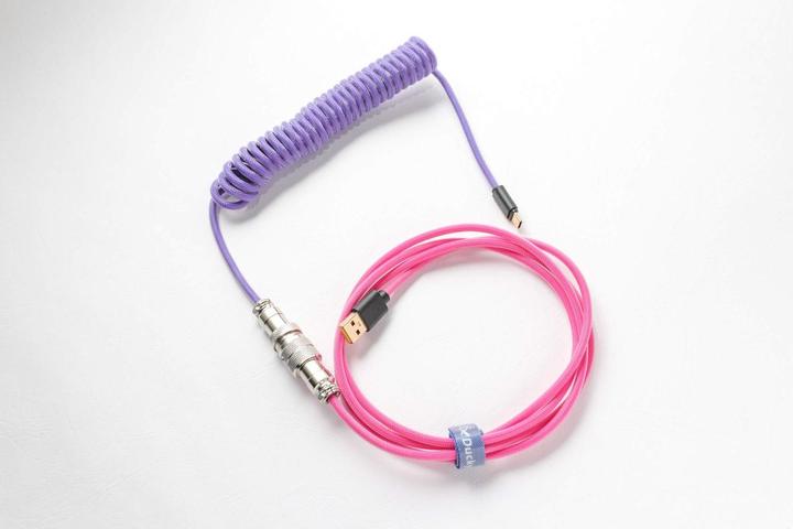 Produktbild Ducky Premicord Joker Spiralkabel, USB Typ C auf Typ A (1.80 m, USB 2.0)