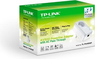 Produktbild TP-Link AV500 Powerline With AC Pass (500 Mbit/s)