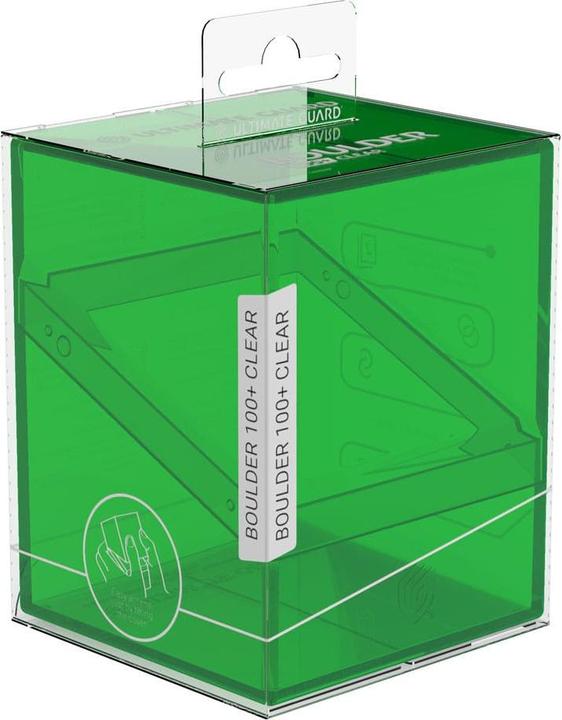 Actual product image Ultimate Guard Boulder 100+ Clear - Emerald