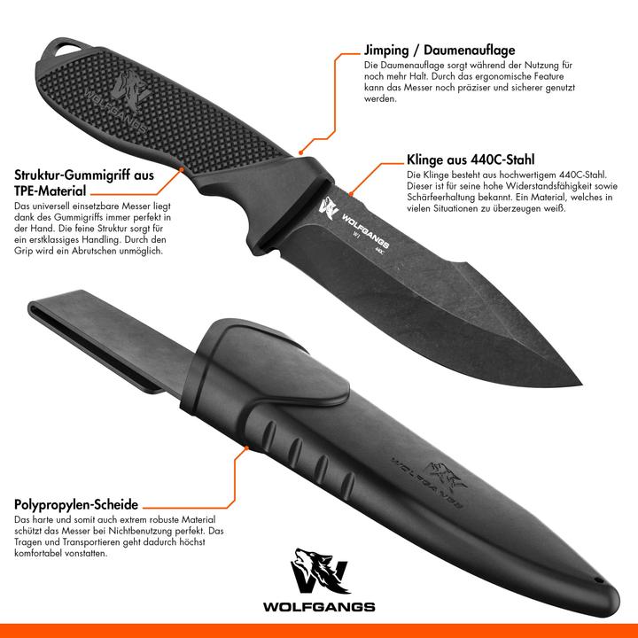 Immagine prodotto Wolfang W1 Nero Stonewash (11.50 cm)