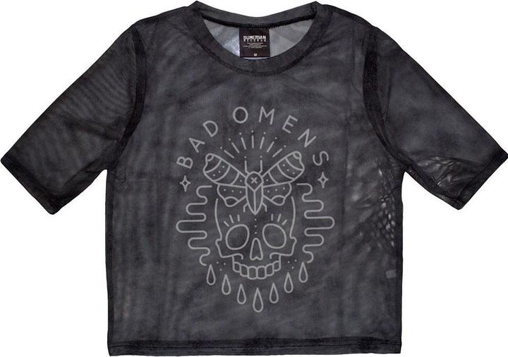 Immagine prodotto Bad Omens Maglietta Corta Teschio di Falena Donna (XXS)