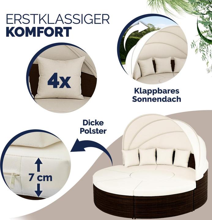 Immagine prodotto Casaria Isola del sole in polyrattan (230 cm)