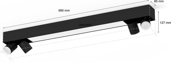 Actual product image Philips Hue Centris Base BT (4200 lm, GU10)
