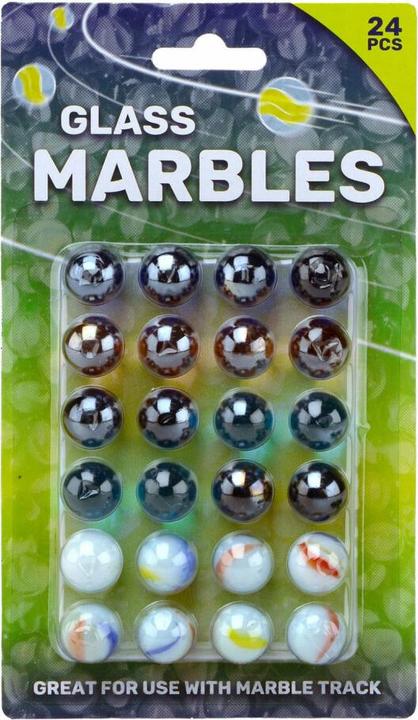 Actual product image Johntoy Marbles on card