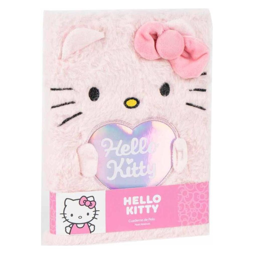 Cerdá, Notitieboekje + Schrijfblok, Hello Kitty Plush Notebook (Softcover)