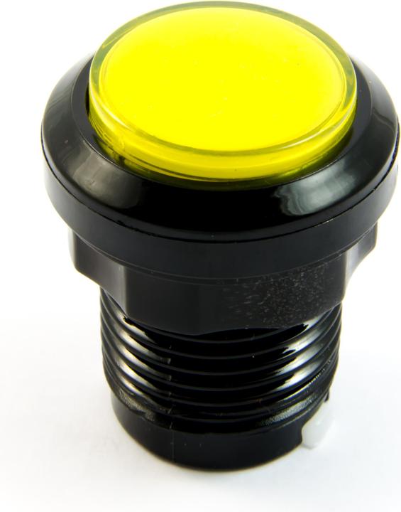 Actual product image Purecrea Arcade Button Illuminated 33mm - Yellow