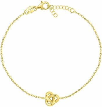 Actual product image Brilio Silver - Gold Plated Bracelet For Women Celtic Knot BRC186Y