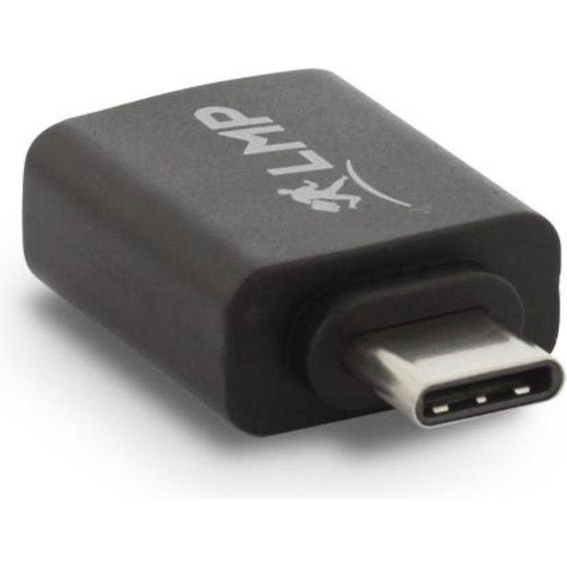 Thumbnail - LMP USB-C - USB-A Adapter (USB-A, 2 cm), Data + Video Adapter, Schwarz