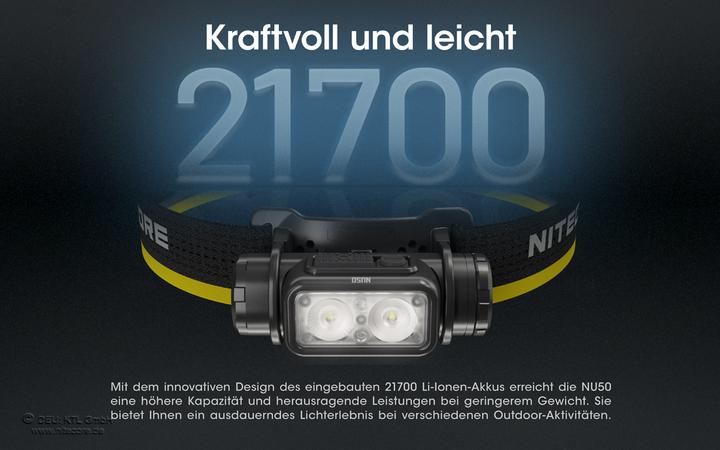 Actual product image Nitecore NU50 (1400 lm)