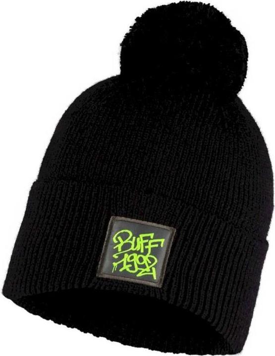 Actual product image Buff Jr Knitted Hat Deik Black (One size)