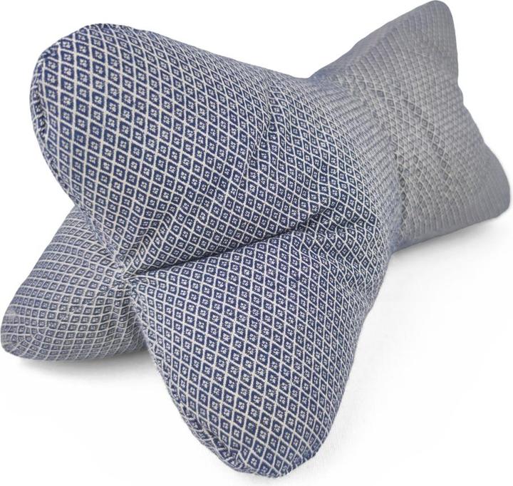 Produktbild Plückefinken Leseknochen navy Rauten (18 x 18 cm)